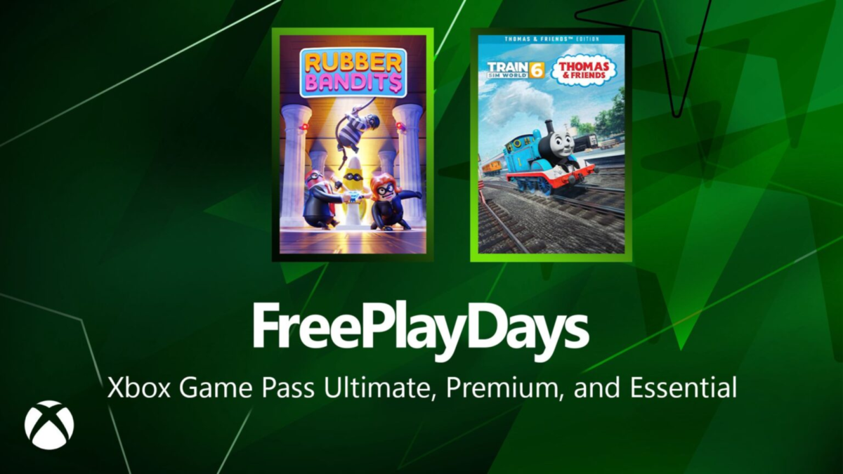 Play Rubber Bandits and Train Sim World 6 free this weekend with Xbox Free Play Days, with progress carrying over after purchase.